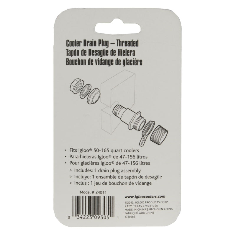 Igloo Cooler Drain Plug White