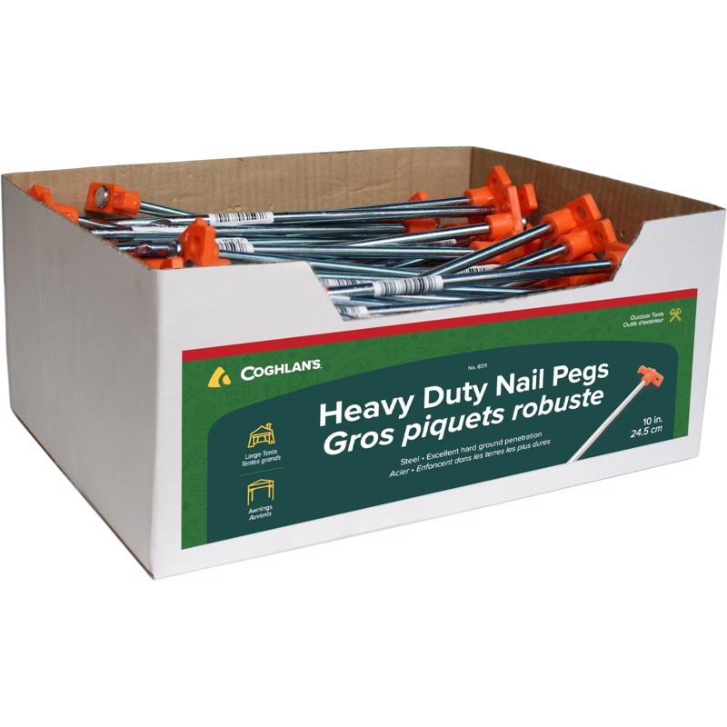 Coghlan's Red Nail Pegs 1.87 in. W X 10 in. L