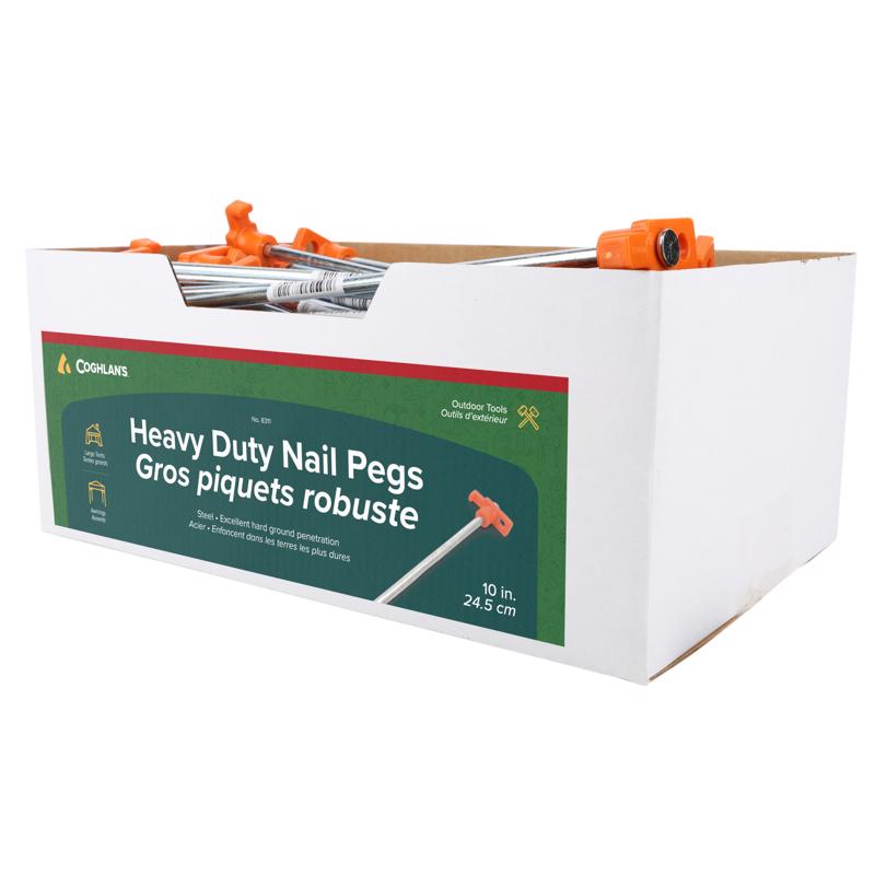 Coghlan's Red Nail Pegs 1.87 in. W X 10 in. L