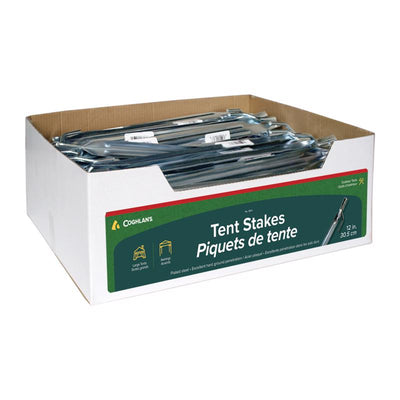 Coghlan's Silver Tent Stakes 0.25 in. W X 12 in. L