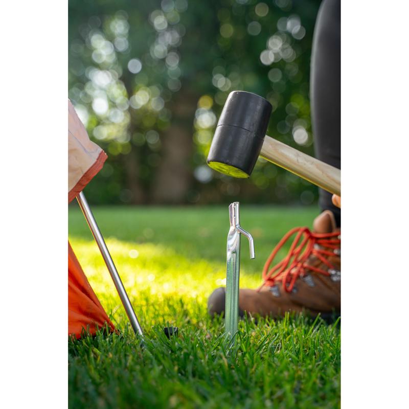 Coghlan's Silver Tent Stakes 0.25 in. W X 12 in. L