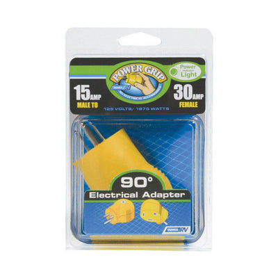 Camco Power Grip 15 amps RV Electrical Adapter 15-30 Amp