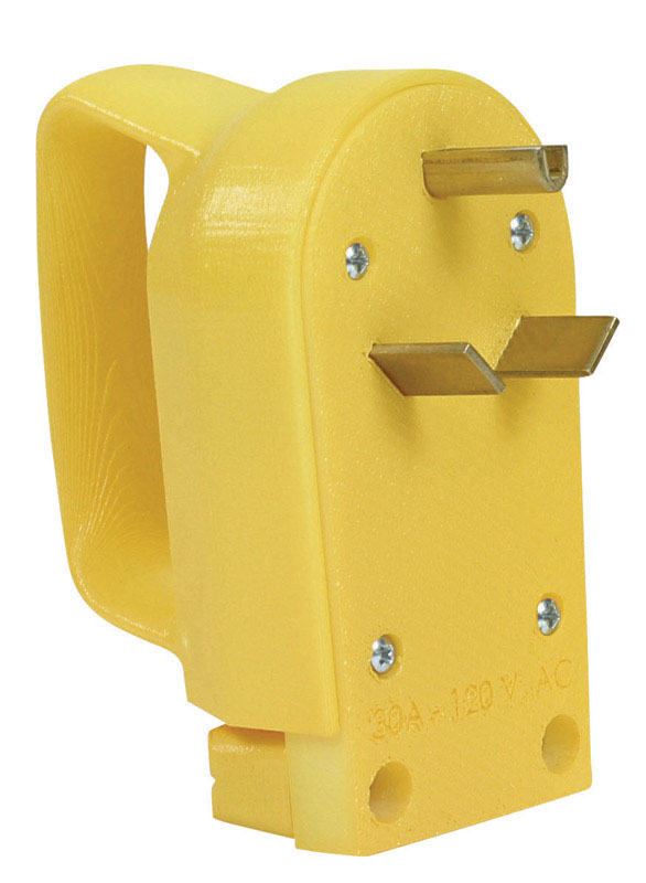 Camco Power Grip 2.9 in. 30 amps Replacement Male Plug