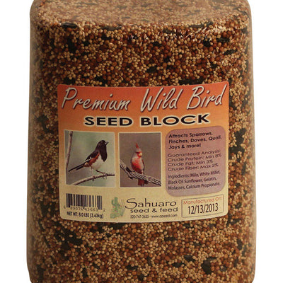 Sahuaro Seed Bird Food Block 8 lb