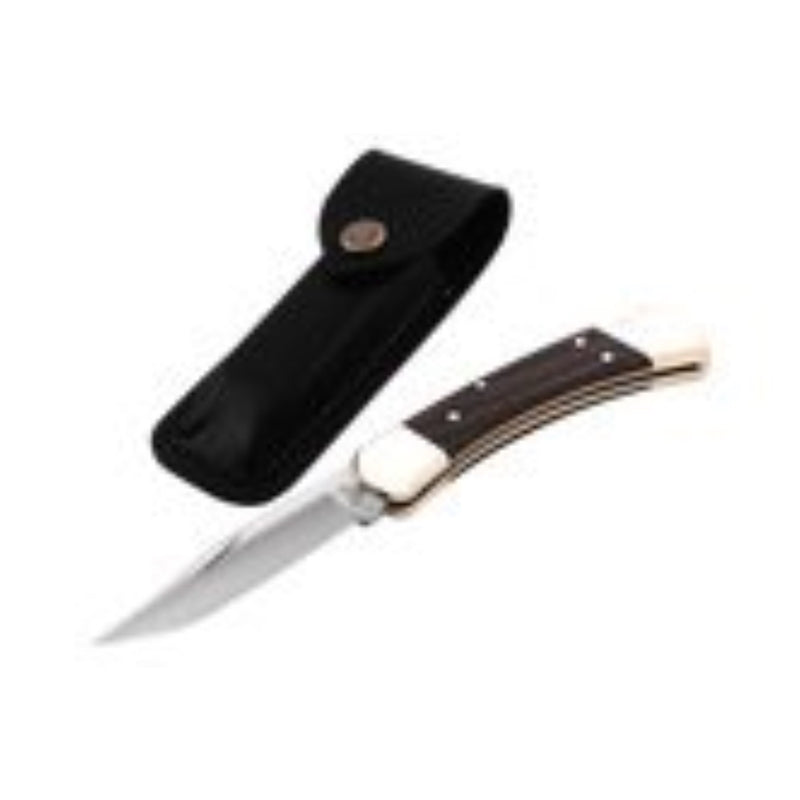 Buck Knives 110 Folding Hunter Black 420 HC Stainless Steel > 6 in. Folding Knife