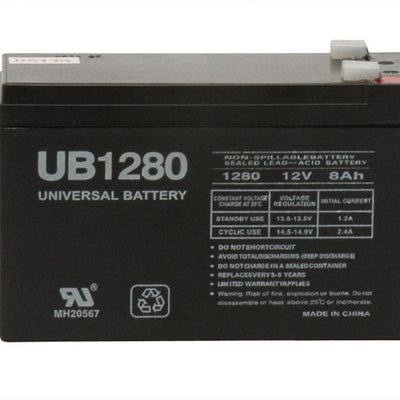 Universal Power Group UB1280 8 Ah 12 V Lead Acid Battery