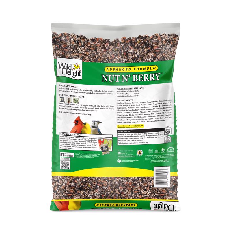 Wild Delight Nut N Berry Wild Bird Food 20 lb
