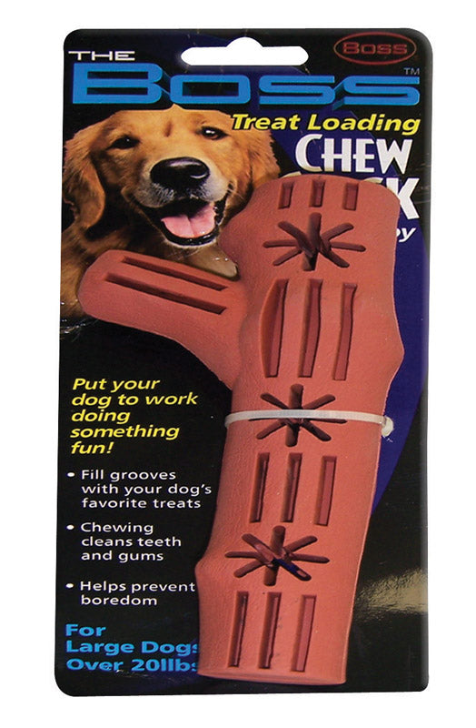 Boss Pet Brown Rubber Chew Stick Dog Toy Large