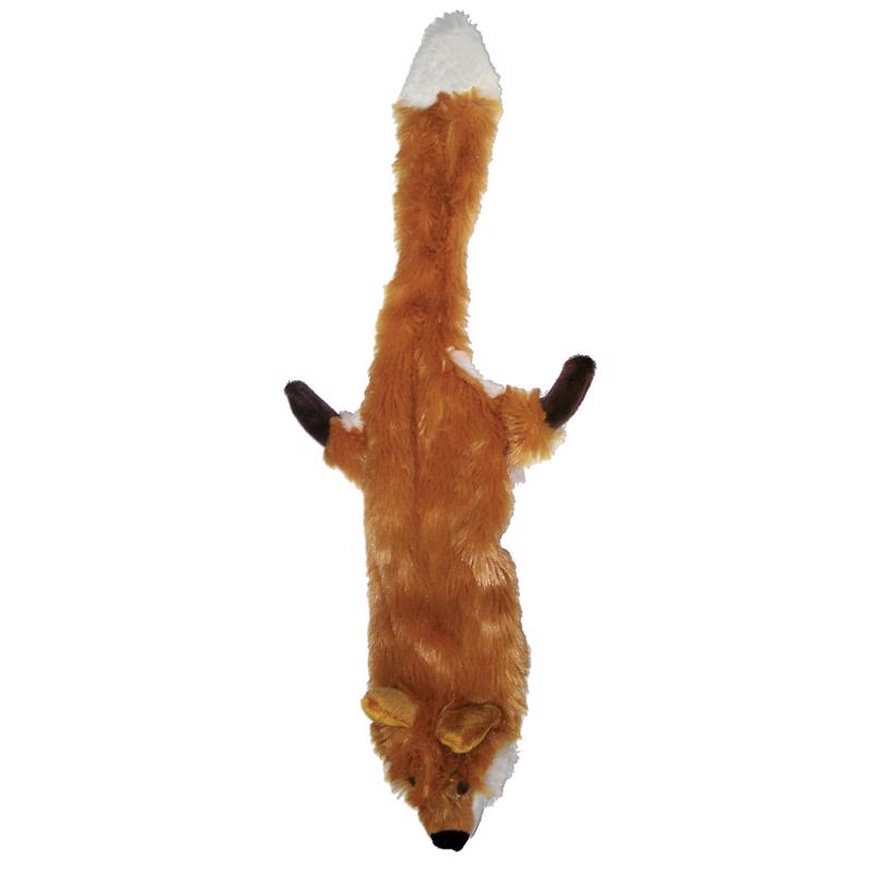 Spot Skinneeez Brown Plush Fox Dog Toy Large