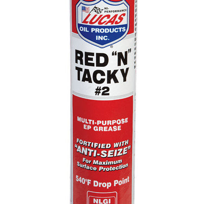 Lucas Oil Products Red N Tacky Red Lithium Grease 14 oz