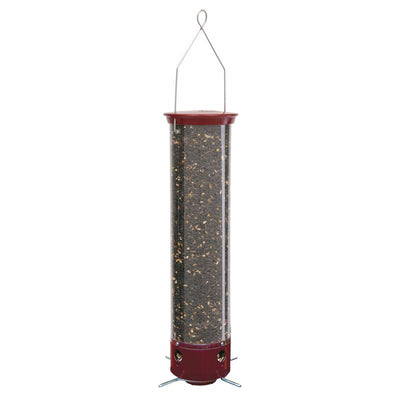 Droll Yankees Dipper Wild Bird 5 lb Polycarbonate Tube Bird Feeder 4 ports
