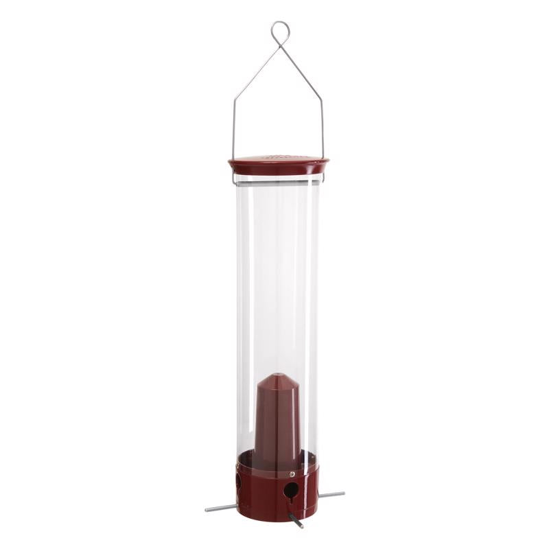 Droll Yankees Dipper Wild Bird 5 lb Polycarbonate Tube Bird Feeder 4 ports