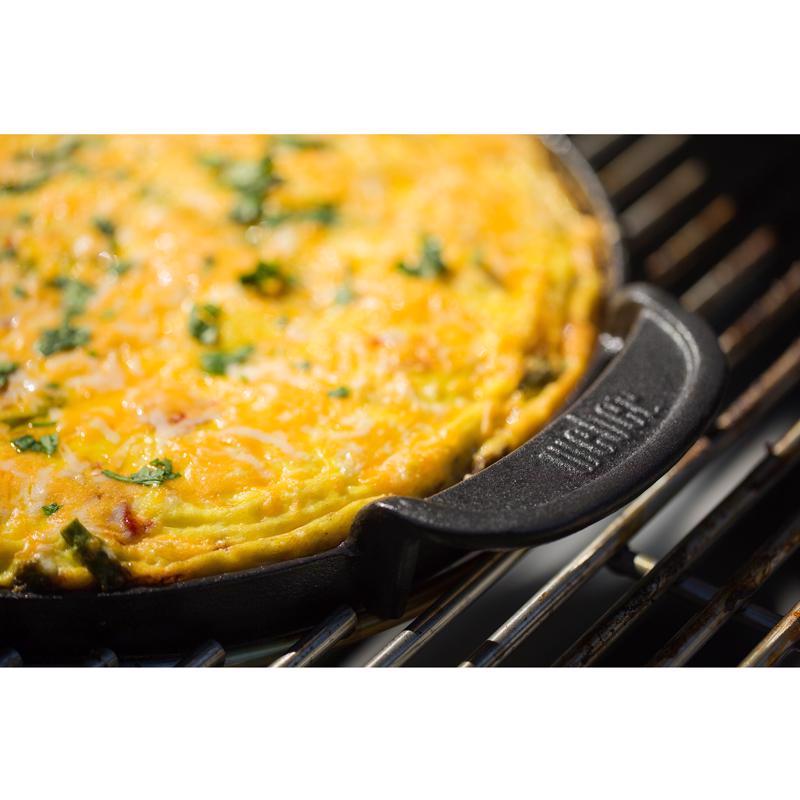 Weber Gourmet BBQ System Cast Iron/Porcelain Grill Top Griddle 15.2 in. L X 12 in. W