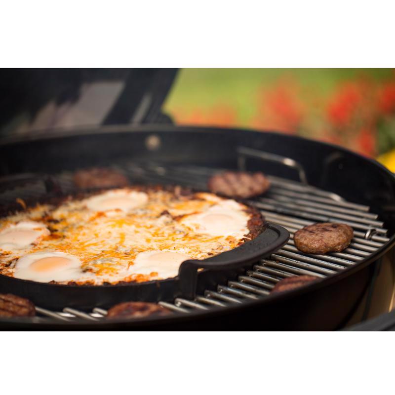 Weber Gourmet BBQ System Cast Iron/Porcelain Grill Top Griddle 15.2 in. L X 12 in. W