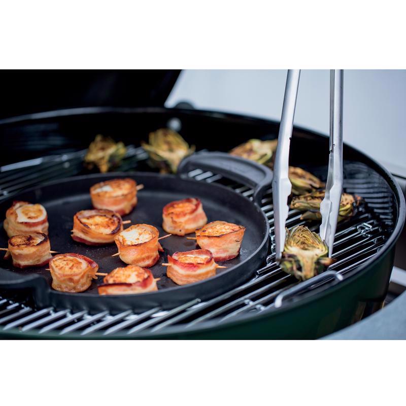 Weber Gourmet BBQ System Cast Iron/Porcelain Grill Top Griddle 15.2 in. L X 12 in. W