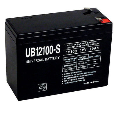 Universal Power Group UB12100-S 10 Ah 12 V Lead Acid Battery