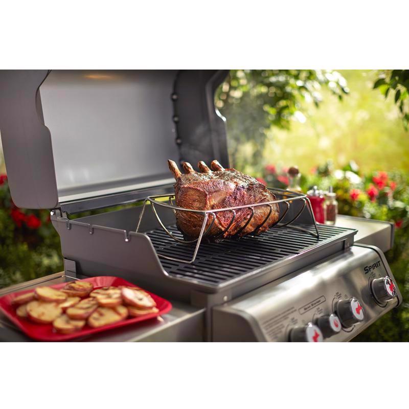 Weber Steel Roasting Rack 17.1 in. L X 10.5 in. W