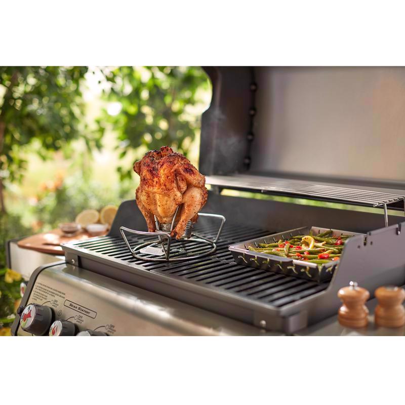 Weber Steel Poultry Roaster 9.3 in. L X 6.2 in. W
