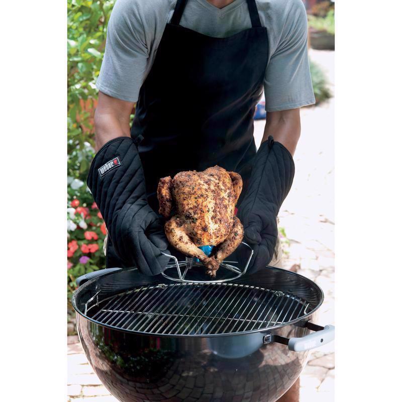 Weber Steel Poultry Roaster 9.3 in. L X 6.2 in. W