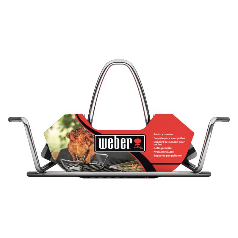 Weber Steel Poultry Roaster 9.3 in. L X 6.2 in. W