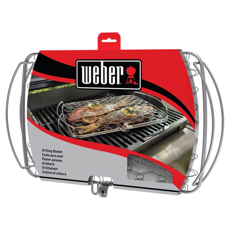 Weber Stainless Steel Grill Basket 18 in. L X 11 in. W