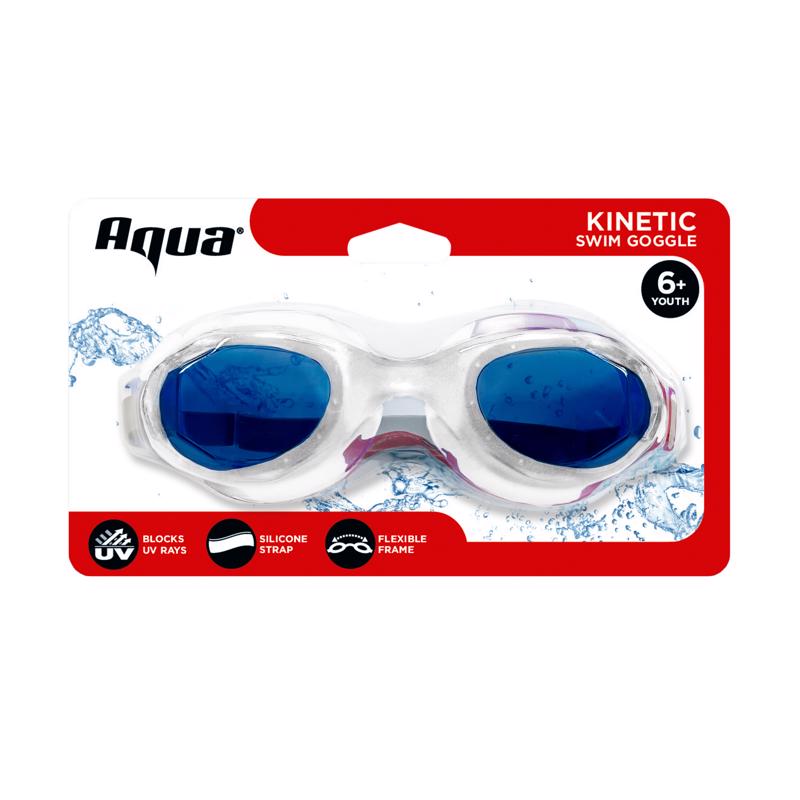 Aqua Swim Silicone Goggles