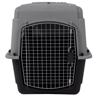 Aspen Pet Pet Porter Plastic Pet Kennel Gray 24 in. H X 22.5 in. W X 32 in. D
