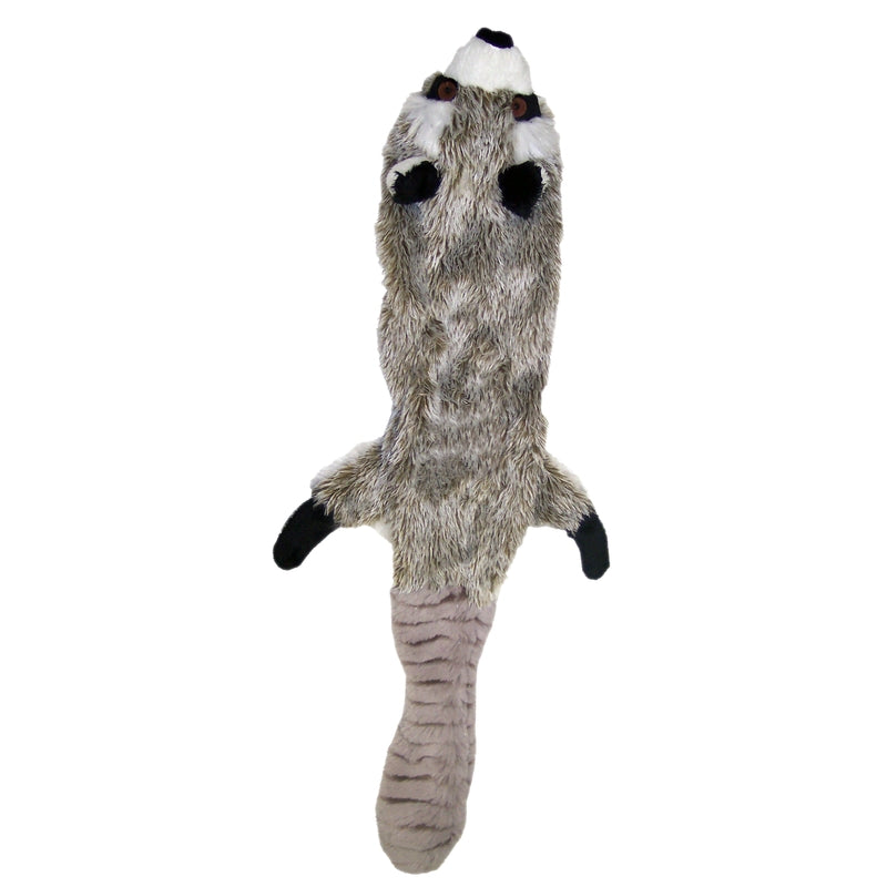 Spot Skinneeez Multicolored Plush Raccoon Dog Toy Large