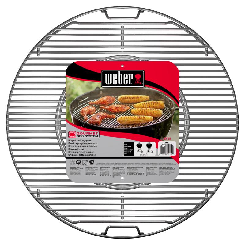 Weber Gourmet BBQ System Hinged Grill Grate 21.5 in. 21.5 in. L X 21.5 in. W