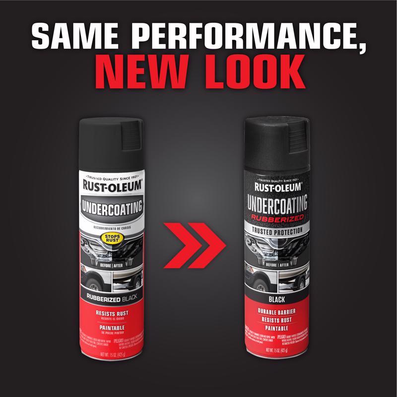 Rust-Oleum Automotive Flat/Matte Black Professional Grade Undercoating 15 oz