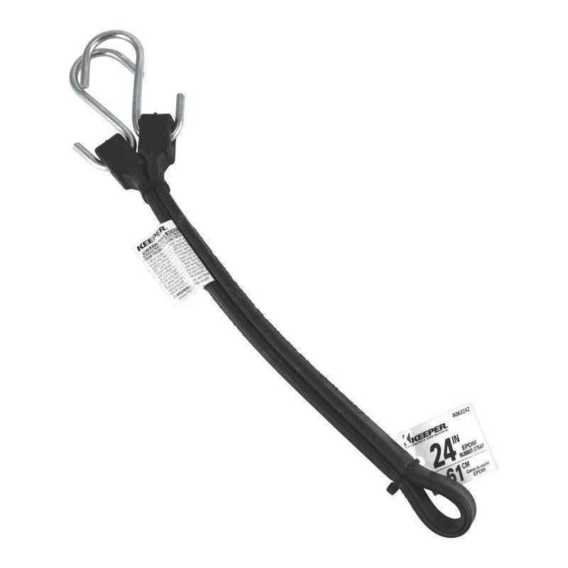 Keeper Black Tarp Strap 24 in. L