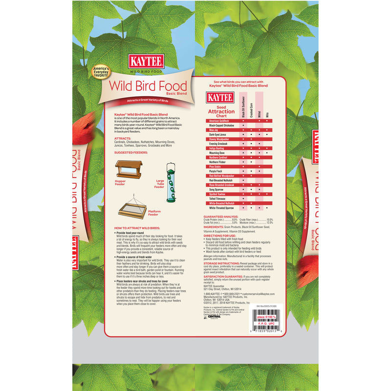 Kaytee Basic Blend Wild Bird Food 10 lb