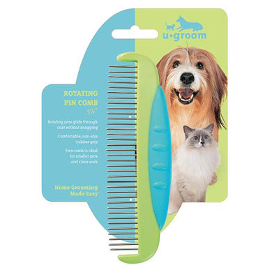 UGroom Blue/Green Dog Routing Pin Comb