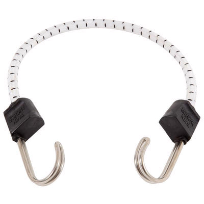 Keeper Twin Anchor White Bungee Cord 18 in. L X 0.315 in.