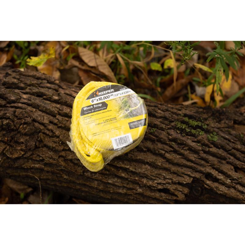 Keeper 6 ft. 30000 lb Electric Winch Strap