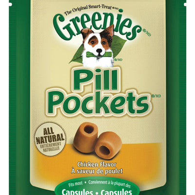 Greenies Pill Pockets Chicken Treats For Dog 7.9 oz 30 pk