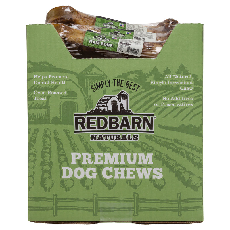Redbarn Naturals Pork Ham Bone Grain Free Bone For Dogs 9 in.