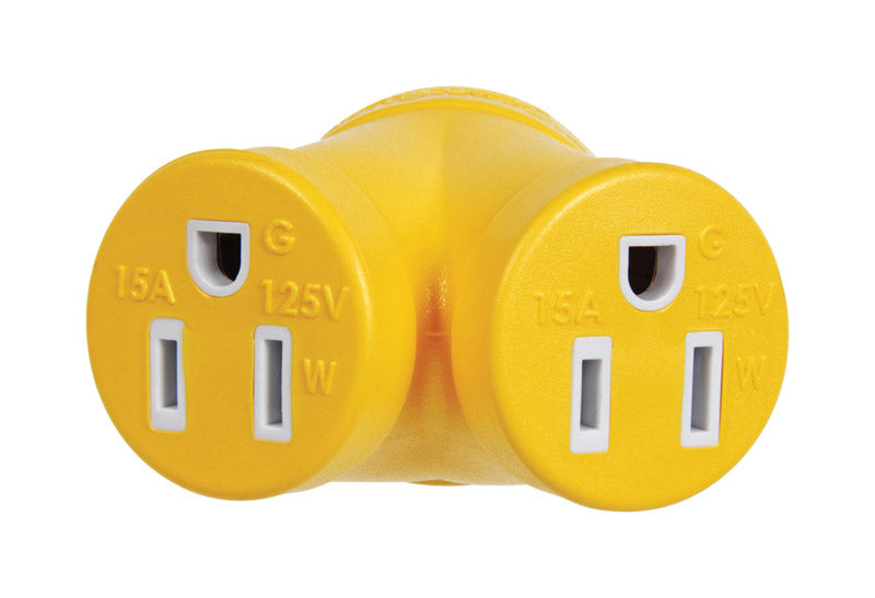 Camco 30 amps RV Generator Outlet Adapter 3 Prong