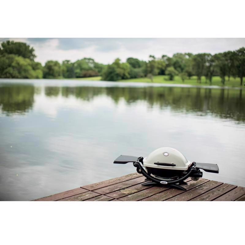 Weber Q1200 1 Burner Liquid Propane Grill Titanium