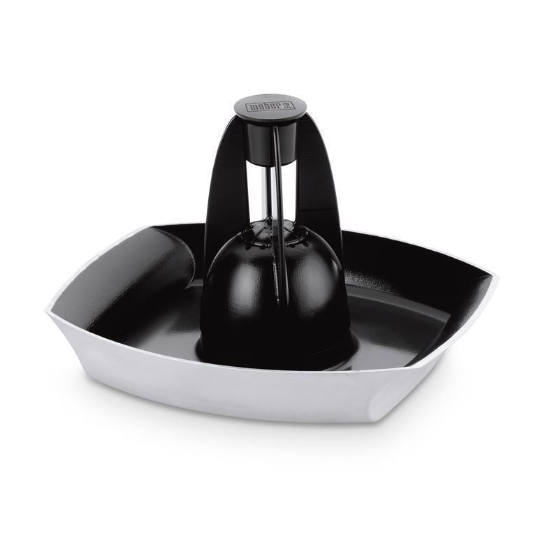 Weber Deluxe Steel Poultry Roaster 15.5 in. L X 12.3 in. W