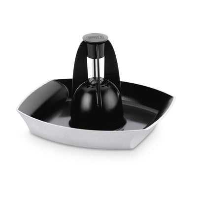 Weber Deluxe Steel Poultry Roaster 15.5 in. L X 12.3 in. W