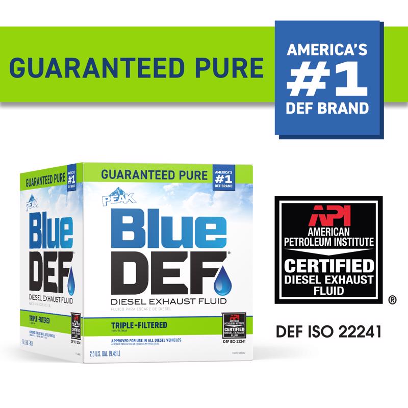 PEAK BlueDEF Diesel Exhaust Fluid 2.5 gal