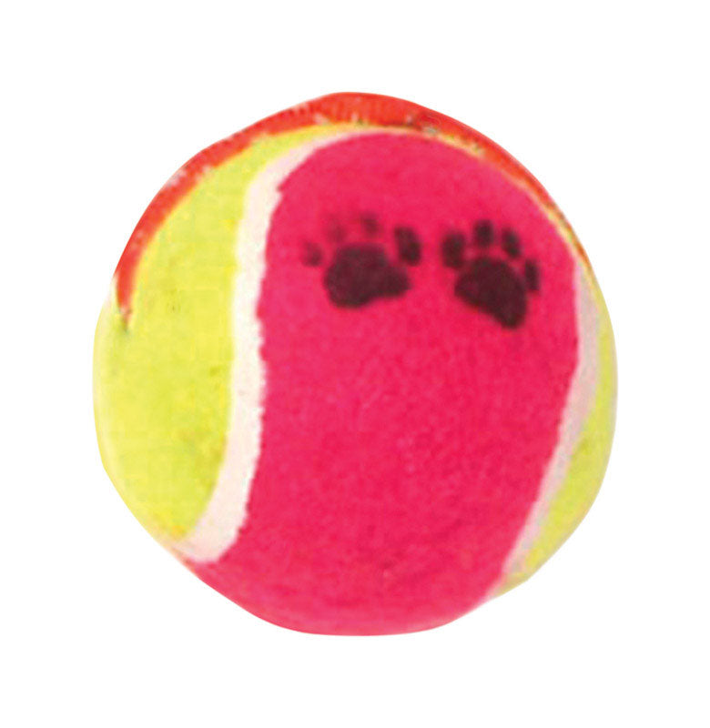 Boss Pet Digger's Multicolored Rubber Tennis Balls Pet Tennis Balls Large