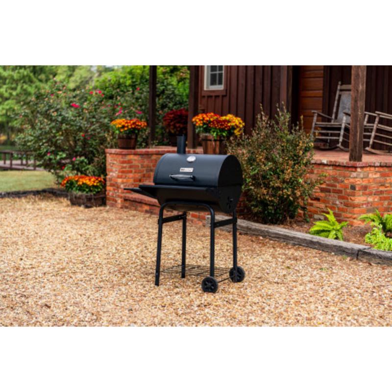 American Gourmet 25 in. Charcoal Grill Black