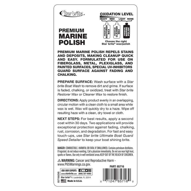 Star brite Polish Liquid 16 oz