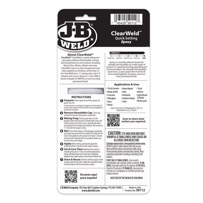 J-B Weld High Strength Automotive Adhesive Gel 0.85 oz