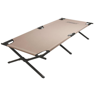 Coleman Tan Sleeping Cot 17 in. H X 35 in. W X 75 in. L