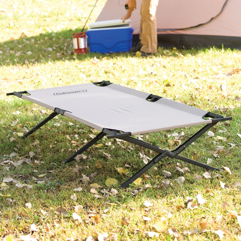 Coleman Tan Sleeping Cot 17 in. H X 35 in. W X 75 in. L