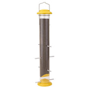 More Birds Finch 1.5 lb PVC/Steel Topsy Tails Tube Bird Feeder 8 ports