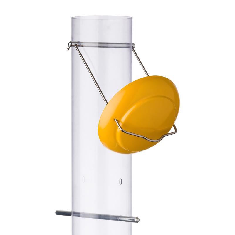 More Birds Finch 1.5 lb PVC/Steel Topsy Tails Tube Bird Feeder 8 ports